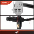 A-premium Abs Wheel Speed Sensors Compatible With Hyundai Models Elantra 2007-2009 Rear Driver And Passenger Side 2-pc Set