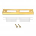 Uxcell Door Strike Plate 145mm X 41mm 201 Stainless Steel Latch Deadbolt For Frame Jamb Gold