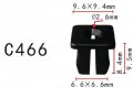 Autobahn88 Locking Nut Clip Compatible With Gm Oem 16503329 Pack Of 20