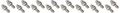 Arp Header Studs With 12-point Nuts Polished Stainless Steel Set Of 16 For Select Chevrolet Big Block Engines 