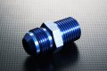 Autobahn88 Aluminum Anodized Hose End Fitting An Male Flare To Metric Straight An8 M14 X 1 5 Blue 