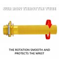 Motorcycle Throttle Tube Grip For Sur Ron Cnc Aluminum Assembly Accessories Light Bee X S L1e Segway X260 X160 Gold
