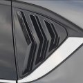 Autophoton For Mazda Cx-5 Cx5 2017-2020 Glossy Black Rear Window Louver Shutter Cover Trim 2pcs Car Accessories