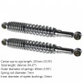 Waltyotur Motorcycle Shock Absorber Chrome Shocks Eye To 335mm Compatible With Honda S65 Cl Ct70 Xl75 Ct Cm S90 Cm91 Ct110