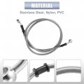 X Autohaux 51 18 Length 10mm Id Motorcycle Hydraulic Brake Line Oil Hose Pipe Stainless Steel Braided Cable For Atv Motocross