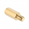 Uxcell M5x20mm 7mm Male-female Brass Hex Pcb Motherboard Spacer Standoff For Fpv Drone Quadcopter Computer Circuit Board 5pcs