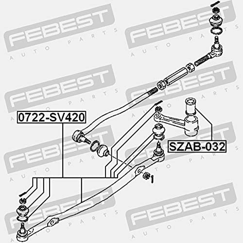 Steering Tie Rod Febest 0722-sv420 48850-77e00