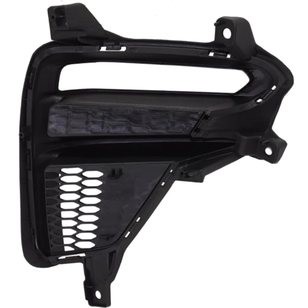 Daytime Running Light Bezel Driver Side For Kiate 2019 2020 2021 Textured Black Pp Plastic Replacement For Ki1038134