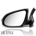 To1320298 Factory Style Driver Left Side Mirror Manual Folding Power Adjust Heated Glass Turn Signal Compatible With Toyota