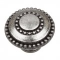 Gliderite Hardware 5739-wn-25 Round Double-ring Beaded Cabinet Knobs 25 Pack 1 375 Weathered Nickel 