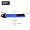 Tow Strap Universal High Strength Racing Car Rope For Front Rear Bumper Towing Hook Blue