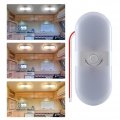 Ihreesy 2pcs Led Car Dome Light 12v-24v Rv Ceiling With Dimmer Switch 3 Color Mode Warm White 2800k-3200k Natural 4000k-4500k