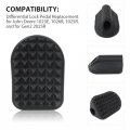Black Differential Lock Pedal Diff-lock Replacement For John Deere 1023 1025r 1026r Gen2 2025