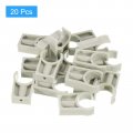 Uxcell 20pcs U-shaped Water Pipe Clamps Ppr Clips U Shaped Clip Fit For 25mm 0 98 Od Pipes Height Grey