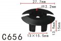 Autobahn88 Front Air Delflector Grommet Compatible With Gm Oem 15733970 Pack Of 20