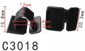 Autobahn88 Hood Insulation Clip Compatible With Fiat Oem 0046804433 68073364aa Pack Of 20