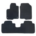 Premium Black Velour And Plastic Car Floor Mats For Honda Hr-v 2023 2024 2025 Custom Fit Waterproof Non Slip Easy To Clean 
