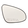 Passenger Side Mirror Glass Replacement For Toyota Prius C 2012 To 2019 Heated With Backing Plate Right View 87931-52e20