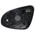 Passenger Side Mirror Glass Replacement For Toyota Prius C 2012 To 2019 Heated With Backing Plate Right View 87931-52e20