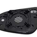 Passenger Side Mirror Glass Replacement For Toyota Prius C 2012 To 2019 Heated With Backing Plate Right View 87931-52e20