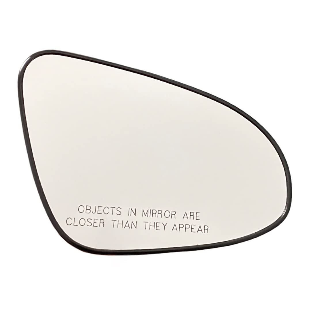 Passenger Side Mirror Glass Replacement For Toyota Prius C 2012 To 2019 Heated With Backing Plate Right View 87931-52e20