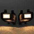 Hecasa Pair Fog Lights Compatible With 2015-2017 Ford F150 F-150 Replacement For Fo2592235 Fo2593235 Fl3z15201b Fl3z15200b W