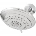 Hydrospin Fixed Shower Head 5 Spray Settings Chrome 