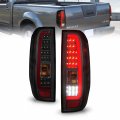 Amerilite For 2005-2021 Nissan Frontier D40 2009-2012 Suzuki Equator C-type Led Smoke Black Replacement Tail Lights Assembly