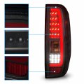 Amerilite For 2005-2021 Nissan Frontier D40 2009-2012 Suzuki Equator C-type Led Smoke Black Replacement Tail Lights Assembly