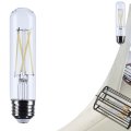 Satco 8w T10 Led Light Bulb 3500k Neutral White 800 Lumens Clear 300 Degree Beam E26 Medium Base 92 Cri Dimmable Wet Rated Ip65 