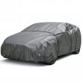 Leader Accessories Hatchback And Crossover Car Cover Waterproof All Weather With Zipper Door Two Extra 23 Ft Windproof Tie Down 