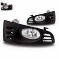 Clear Lens Fog Light Bumper Lamps Pair W Wiring Kit For 2003-2005 Honda Accord 