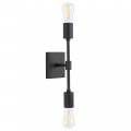 Linea Di Liara Berbella 2-light Matte Black Bathroom Vanity Light Fixtures Modern Wall Sconces Lighting Fixture Lights For 