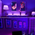 Jsvsal 2-pack Dimmable Led Black Lights Bulb Par16 Short Neck 6w Blacklight E26 Medium Base 120v Uva Level 395-400nm Glow In
