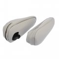 X Autohaux Pair Car Center Seat Armrest Cover Microfiber Leather Gray For Toyota Sienna 2011-2018
