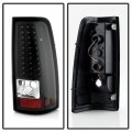 Acanii For Black 1999-2002 Silverado 99-03 Sierra Led Tail Lights Brake Lamps Left Right