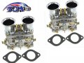 Tom 2pcs Carburetor Set For 1971-1979 Volkswagen Beetle 44 Idf Weber 2 Barrel Jaguar Porsche