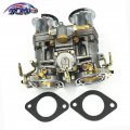 Tom 2pcs Carburetor Set For 1971-1979 Volkswagen Beetle 44 Idf Weber 2 Barrel Jaguar Porsche
