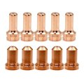 Kp2843-1 Electrode Kp2843-2 Tip Nozzle For Lincoln Lc40 Plasma Cutting Torch Pk-10 