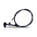 Hood Release Cable For Jeep Grand Cherokee 1993 1994 1995 1996 1997 1998 Textured Black Plastic And Metal With Handle 