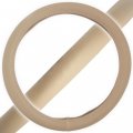 Bdk Ergonomic Soft Grip Steering Wheel Cover Sporty Leather For Standard Size Wheels 14 5-15 Inch Beige 