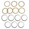 Topteng Clutch Plate Kit Disc Plates Steel Friction Fits For Honda Ft500c 1982-1983 22201-ml4-610 22202-ml4-611 23311-200-000