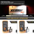 Vipmotoz C-shape Led Red Tube Full License Plate Tag Lights Compatible With 1998-2004 Nissan Frontier 1994-2004 Xterra Chrome