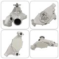 High Volume Aluminum Short Water Pump Satin Replacement For Bbc 396 427 454 1965-1995