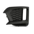 Fog Light Cover For Subaru Impreza 2017 2018 2019 Front Driver Side Glossy Black Textured With Daytime Running Replaces 