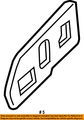 General Motors 88941684 Bezeld Seat Adjr Sw 