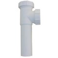 Lasco 03-4281 White Plastic Tubular 1-1 2-inch Slip Joint Baffle Tee Withtailpiece Nuts And Washers 