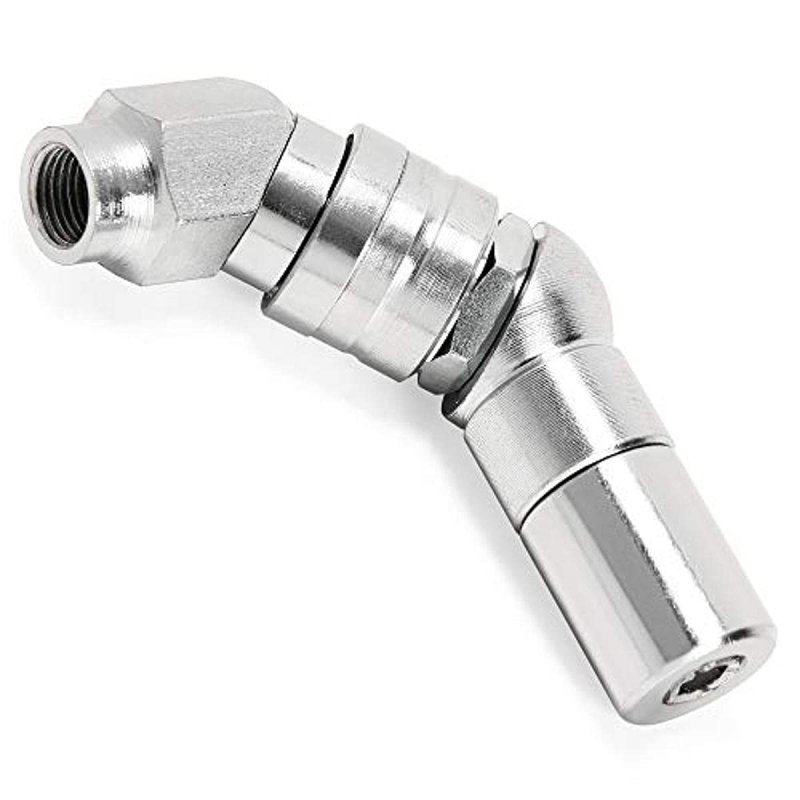 Powerbuilt 648759 Swivel Coupler With 360 Degree Rotation Silver