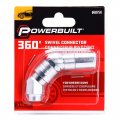Powerbuilt 648759 Swivel Coupler With 360 Degree Rotation Silver