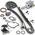 Cns Timing Chain Kit Water Pump Set Oil For 90-97 Nissan D21 Pickup 2 4l Ka24e 